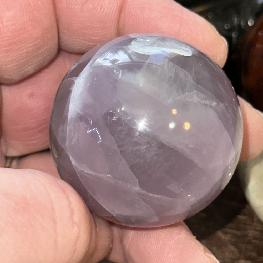 Rainbow Fluorite Crystal Sphere!
